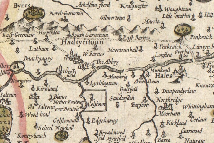 Haddington Castle (site of) Castle in Haddington, East Lothian